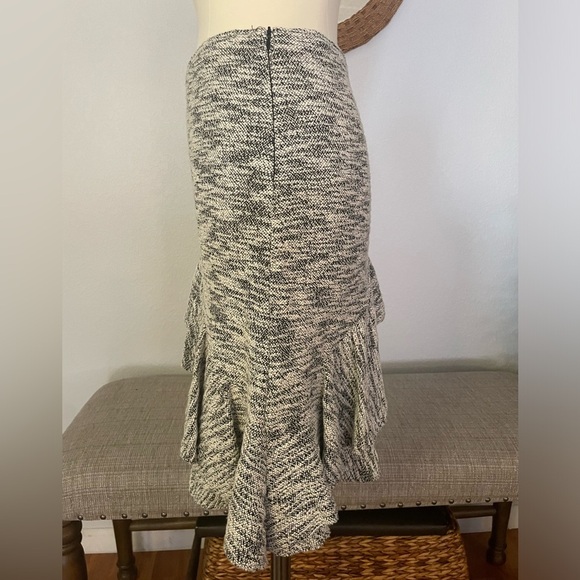 Elegant Gray Ruffle Skirt - Picture 3 of 9